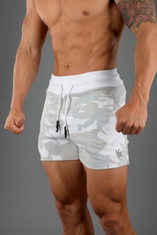 YoungLA 126 Interlock Shorts Wit Camo | 3645897-JS