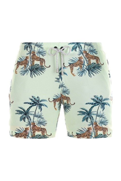 YoungLA 128 Abstract Swim Shorts '22 Tropical Cheetah | 2096154-OW