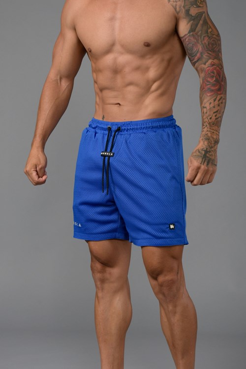 YoungLA 130 Essential Basketball Shorts Koningsblauw Blauw | 0437859-QS