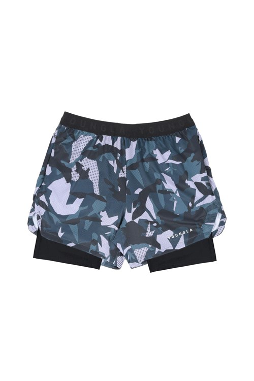 YoungLA 138 Trilogy Camo Compression Shorts Camo | 6345109-NZ