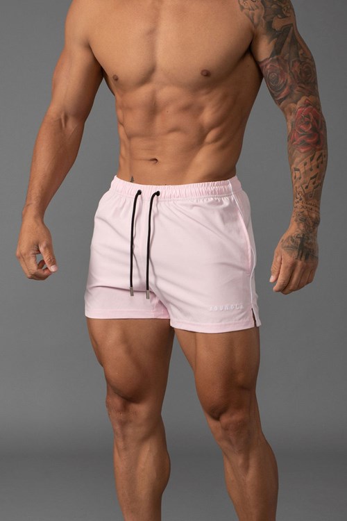 YoungLA 143 Kort Kort Swim Shorts Roze | 0198352-UZ