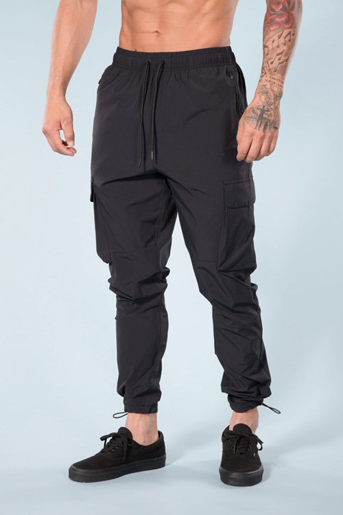 YoungLA 218 Travel Cargo Joggers Zwart | 5203964-YG