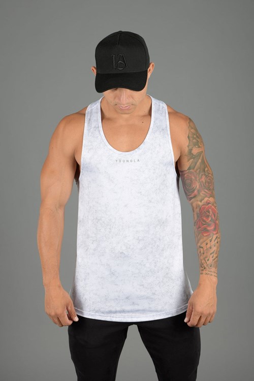 YoungLA 305 Performance Line Tank Tops Marble | 0529381-ZO