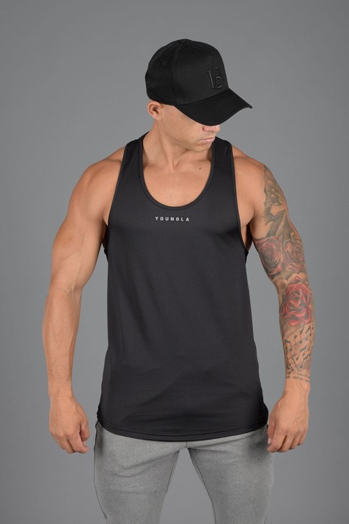 YoungLA 305 Performance Line Tank Tops Zwart | 4918720-LJ