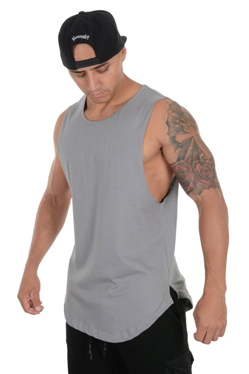 YoungLA 308 Muscle Tanks Grijs | 5809132-IM