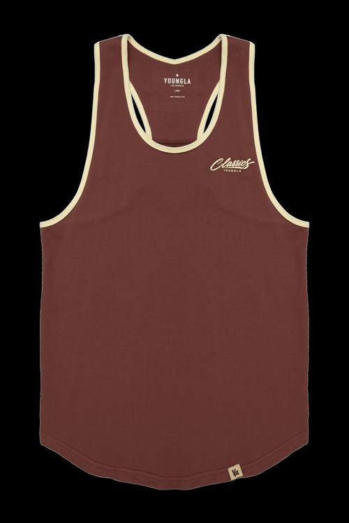 YoungLA 324 Classics Stringer Tank Bruin | 0563491-PX