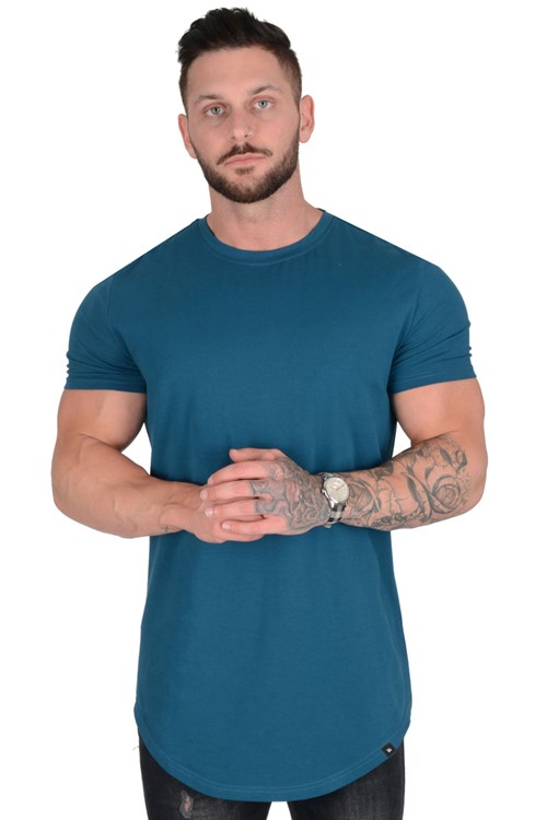 YoungLA 402 Perfect Tee - Scallop Bottom Teal | 0482157-RY