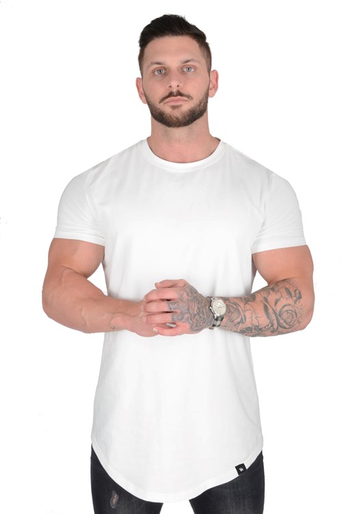 YoungLA 402 Perfect Tee - Scallop Bottom Wit | 2705618-BZ