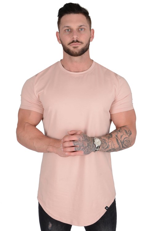 YoungLA 402 Perfect Tee - Scallop Bottom Salmon | 8641357-DH