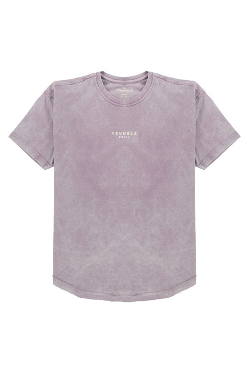 YoungLA 405 Tee Wavy Collecties Lavendel Lichtturkoois | 0712839-AH