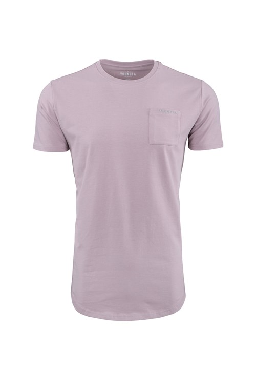 YoungLA 406 Perfect Pocket Tee Lavendel | 1834569-EI