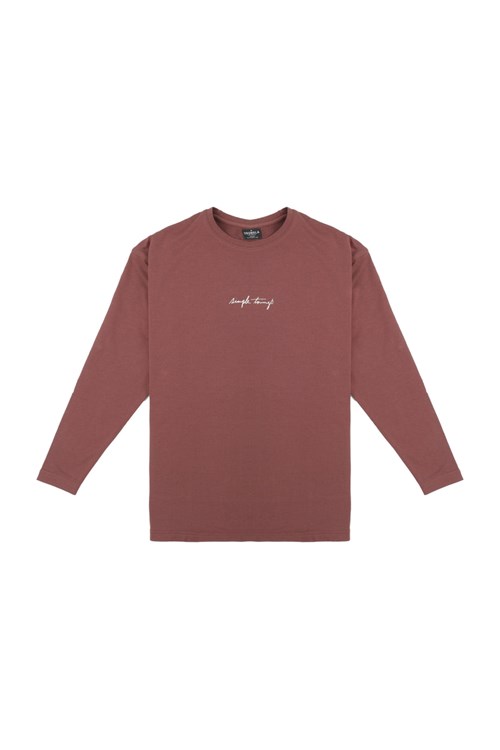 YoungLA 427 Simple Things Long Sleeve Shirt Bruin | 5039287-IV