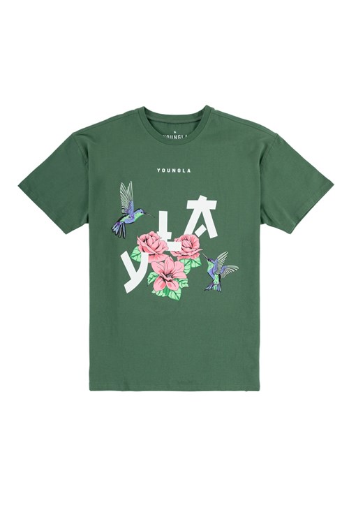 YoungLA 433 The Zen Tees Groen | 1640738-YE