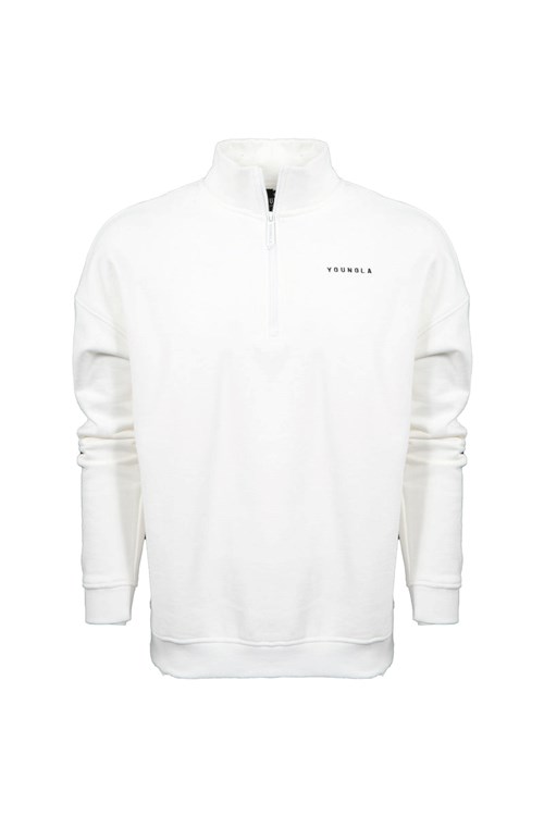 YoungLA 516 Alumni Quarter Zips Wit | 5987412-TI