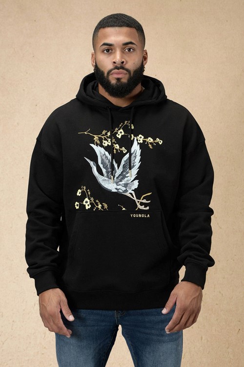 YoungLA 548 Dreamer Hoodies Zwart | 7025948-EK