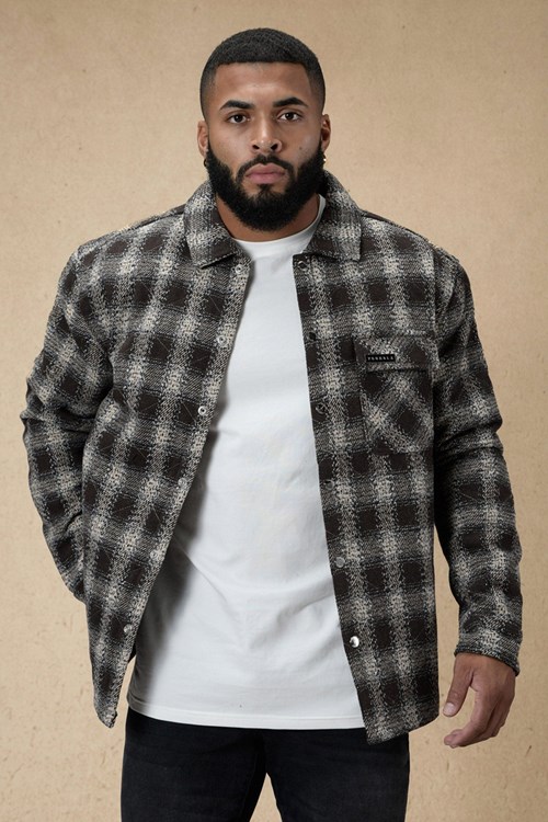 YoungLA 556 High Profile Flannel Jacket Bruin | 7513946-MX