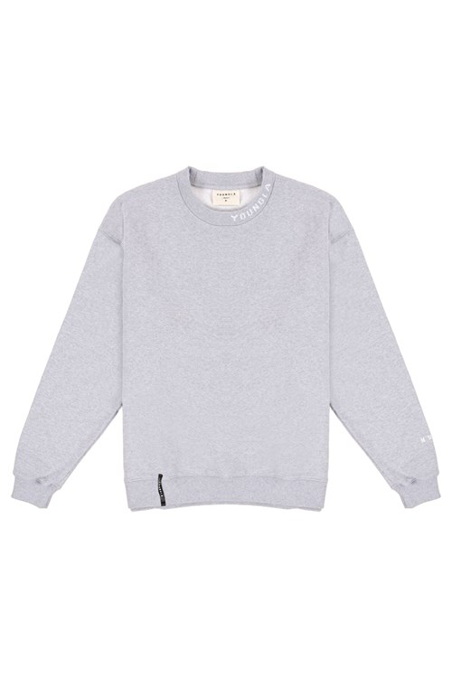 YoungLA 557 Trademark Crewnecks Grijs | 1853209-GD