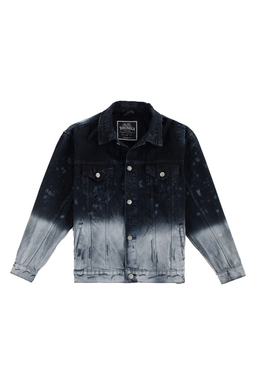 YoungLA 632 Downtown Denim Jackets Donkerblauw | 2480675-XK