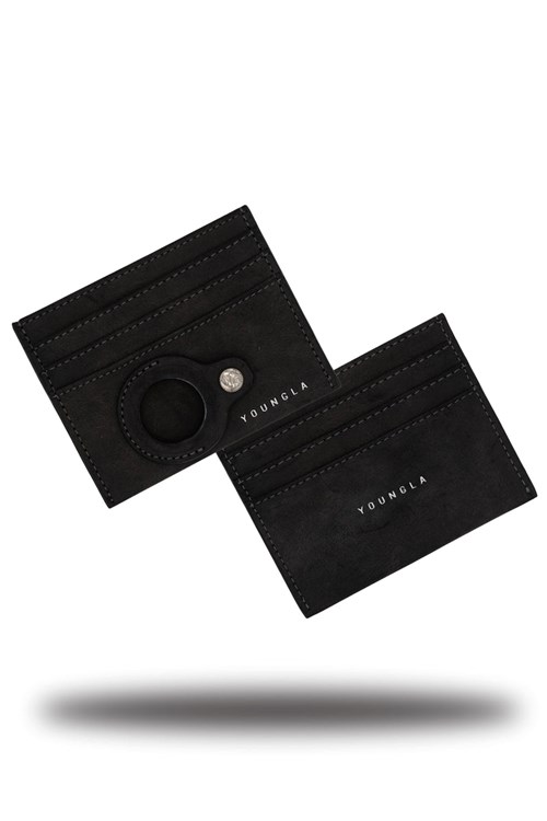 YoungLA 725 Executive card holder Zwart | 6053942-XH