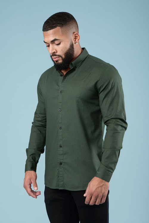 YoungLA 802 Wallstreet Jurken Shirts Groen | 3802496-HE