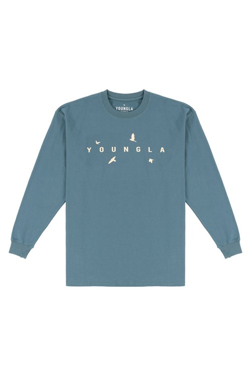 YoungLA 811 Liberty Long Sleeves Teal | 8713960-SN