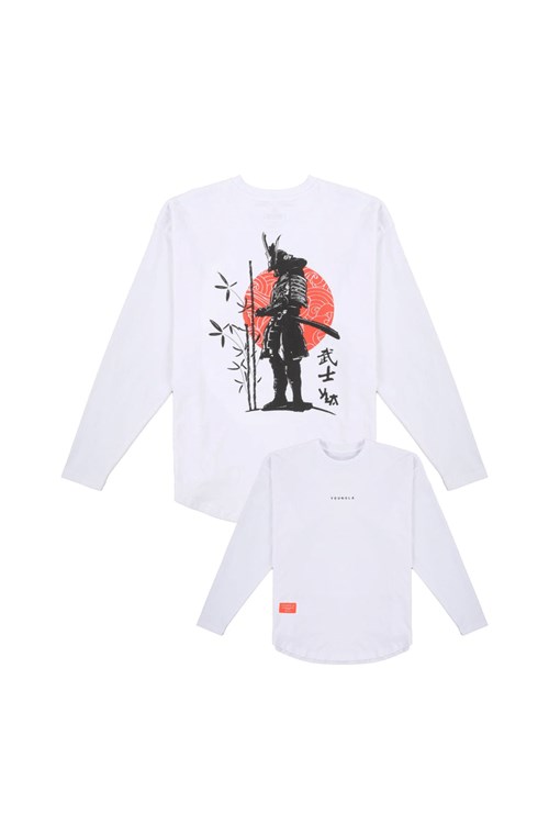 YoungLA 822 Bushido Longsleeves Wit | 0657412-TS