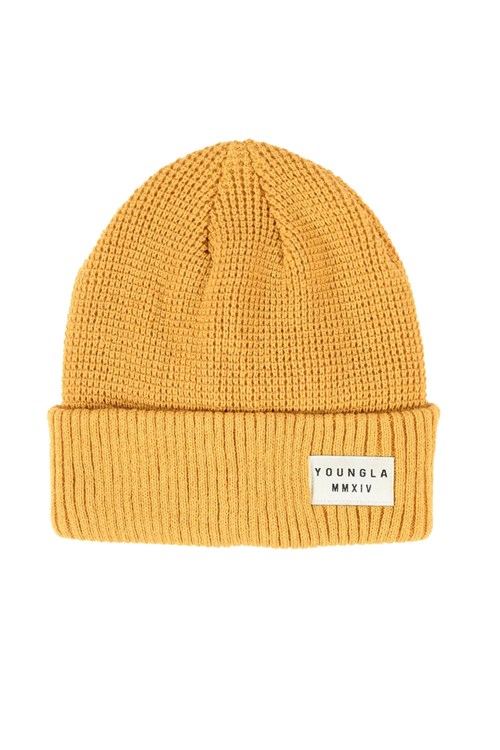 YoungLA 929 Cuffed Beanies Amber | 5210384-MF