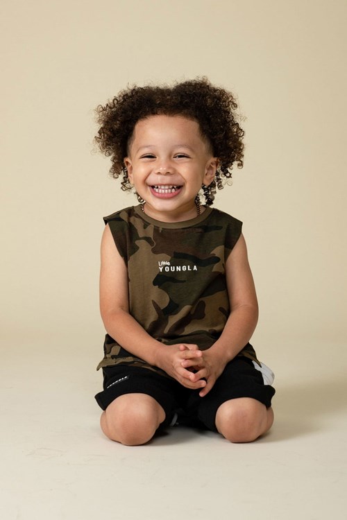 YoungLA L308 Muscle Tank Camo | 4785092-UN