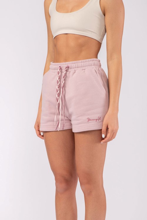 YoungLA W107 Triple String Shorts Roze | 2587946-TJ