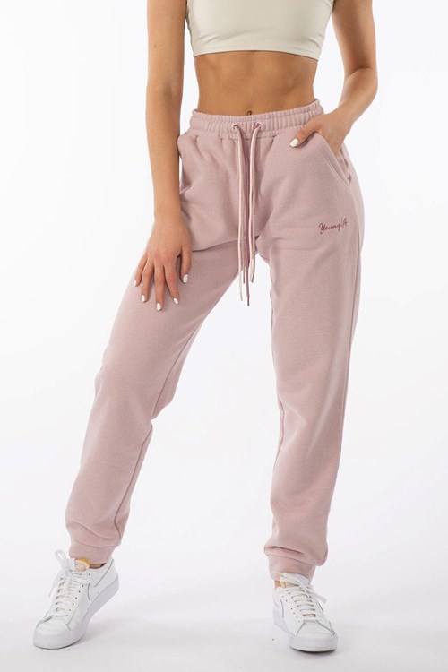 YoungLA W207 Triple String Joggers Roze | 6234019-OV