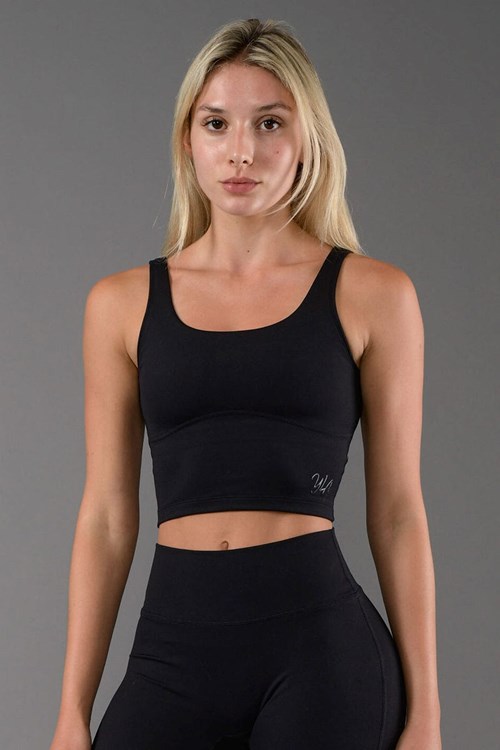 YoungLA W309 Level-up Sports Bra Zwart | 9032647-MF